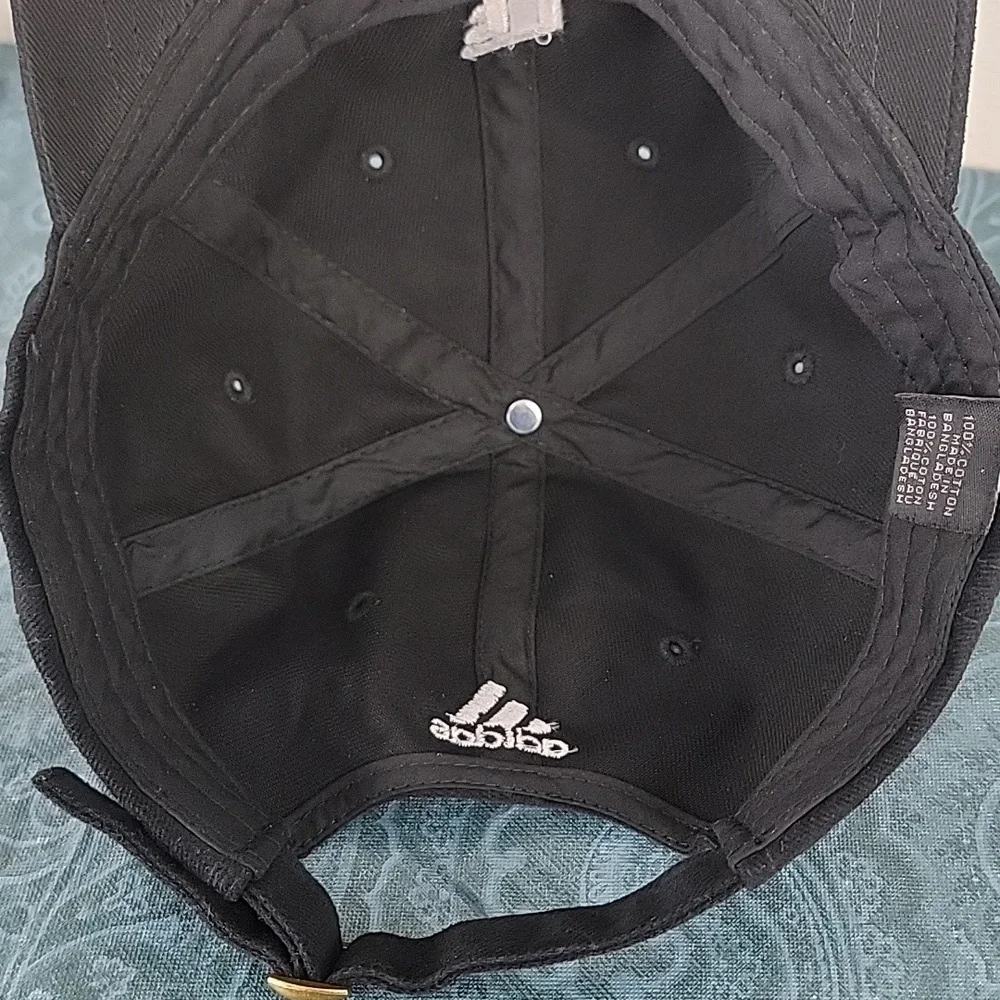 Adidas Damian Lillard Dame D Logo Cap Black Fabric Hat Adjustable Backstrap